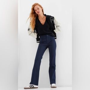 NWT Gap High Rise BiStretch Flare Pants